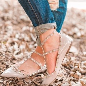 Betseyville studded flats
